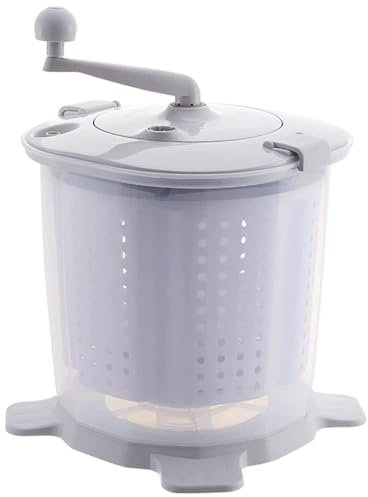 Lavadora/secadora de ropa manual – Lavadora portátil no eléctrica para uso diario, Lavadora manual para ropa delicada y pequeña carga, Lavadora compacta y sin complicaciones | Lavadora