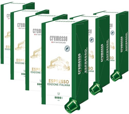 Cremesso Edizione Italiana Lot de 6 paquets de 16 capsules de café Espresso Edizione Italiana