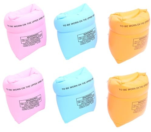 Abaodam 6 Sätze Rettungsring Ringwurf Im Pool Arm Hai-poolspielzeug Schwimmt Schwimmgürtel Schwimmen Lernen Beemysafe Schwimmingpools Schwimmärmel Für Schwimmflügel PVC 3 Paare * 6