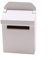 ZMdooreasy Miniatur-Briefkasten, blanko, Mini-Briefkasten, Miniatur-Holz-Klapp-Briefkasten, Modell, Wandmontage, Briefkästen für draußen (weiß)