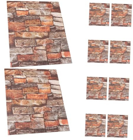 OSALADI 10piezas Pintado Autoadhesivo Azulejos Para Baño Cocina Decoración De Pared