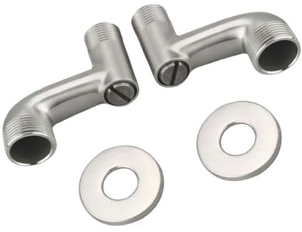 Angoli regolabili Valvole Rubinetto Doccia Raccordi Curvo Piede Connettore Tubo Flessibile Tubo Doccia Connettore Bend Adattatore per Rubinetto Durevole