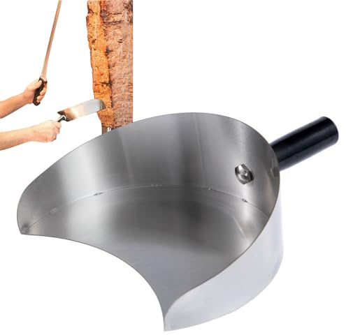 Meat Catcher Pane - Stainless Steel BBQ Scoop for Grilling | Hand Rotisserie Pan Pole Compatible with Shawarma Machine, Kebab Grill, Outdoor BBQ and Cooking Tools