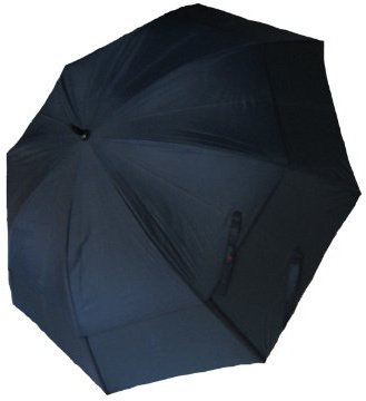 GustBuster Pro Series Gold Extra Large Golf Umbrella Windproof 62-Inch (Navy)