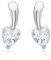Carissima Gold Damen-Ohrringe 9 Karat (375) Weißgold Aquamarin