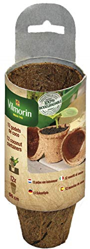 Vilmorin 12 Godets Coco Ronds 6cm VL
