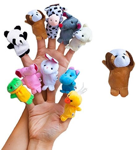 Oblique-Unique® Baby Fingerpuppen-Set zum Spielen und Lernen