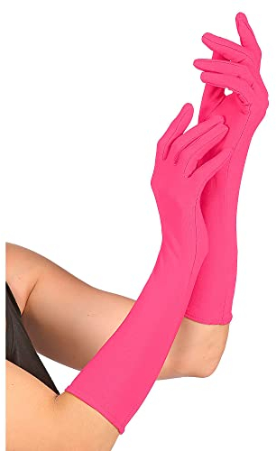 W WIDMANN MILANO Party Fashion - Lange Handschuhe, Neon, Faschingskostüme