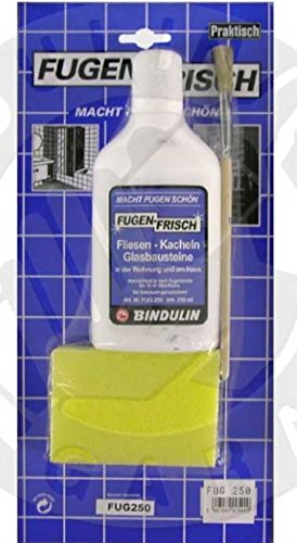 Fugenfrisch weiss 500 ml Set SB mit 2x Reinigungsschwamm und 2x Pinsel