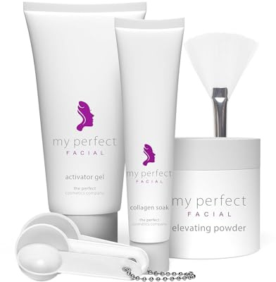 My Perfect Facial 10 Treatments - Upsize Offer by Penny Lane | Anti-Aging Facial Set | Skin Firming & Hydrating Mask | Collagen & Hyaluronic Acid Formula | Helps Smooth & Refresh Skin | As Seen on TV