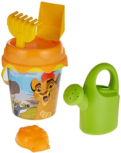 Smoby 7600862044 Seau Garni - La Garde du Roi Lion - avec Arrosoir