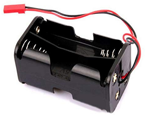 MOVKZACV Receiver Battery Pack Case Box Battery Holder 4 x AA Battery Insert Compartment for HSP Redcat 1/8 1/10 RC Nitro Power Car Crawler Truck