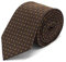 Brera67: elegante braune und beige Krawatte aus Seide und Wolle 148 x 8 | Krawatten für Herren | Krawatte Jungen | Accessoires Männer für Jacke und Anzug