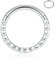AROWRO 316L Silber Septum Schmuck 16G Septum Ringe Daith Schmuck 16G Conch Piercing Schmuck Higend Segment Nase Hoops Septum Hoop Clicker Ringe Rook Helix Tragus Knorpel Lobe Ohrringe 10mm