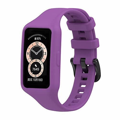 SenMore Bracelet pour Huawei Band 6 / Huawei Band 7, Bracelet en Silicone Souple Imperméable et Résistant aux Rayures Compatible avec Huawei Band 6 /Huawei Band 7 Bracelet Interchangeables Bracelet