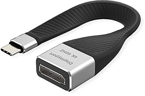 ROLINE Display Adapter USB Typ C - DP, ST/BU, 0,13 m