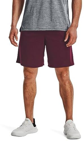 Under Armour Herren Tech Mesh Shorts Kurze Hose, Dunkles Kastanienbraun/Schwarz, XS