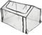 ECI PVC Gewächshaus 120x80x60 cm Paletten Foliengewächshaus Treibhaus Anzucht - Metallgestell, Rolltür, Grün