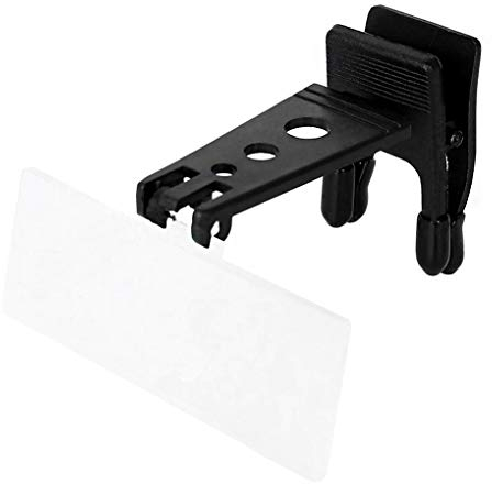 1,5X 2,5X 3,5X Lupenbrille Brillenlupe Vergrößerungsglas Kopf Lupe Clip and Flip Lesebrille Leselupe Arbeitsbrille für Schmuck, Reparatur, Nähen, Handwerk, ältere Menschen