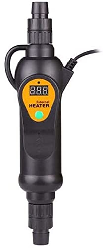 Thermostat de chauffage externe 220 V ~ 240 V submersible à température réglable pour aquarium LCD filtre en ligne 300 W/500 W (500 W)