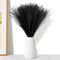 Herbe de Pampa Artificielle, Fausse Herbe de Pampa séchée pour Vase, Fausses Fleurs artificielles, Herbe Moelleuse pour Salon, Cuisine, Mariage, décoration bohème (Noir)