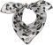 FRAAS Halstuch Damen mit Animal-Print - 51 x 51 cm Größe - Nickituch Seide - Seidentuch für Damen mit Leo-Muster - Bandana Tuch perfekt für den Sommer Steingrau