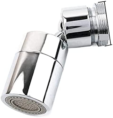 Adattatore per Rubinetto di Estensione del Rubinetto Rotante, 360 Ruota L'aeratore A Risparmio Idrico M16 18 20 22 24 26 Rubinetto del Bagno Gorgogliatore Bocca d'Acqua I Fiori Impediscono L'adatt