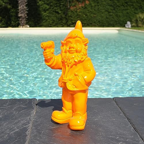 Nain de Jardin révolver Orange Vif