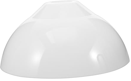 OSALADI kronleuchter Lampenschirm Creme neben dem Pendelleuchtenschirm Ersatz-Acryl-Farbtöne hängende Lampenabdeckung Acrylschirme für Pendelleuchten e27 Zubehör Weiß Stehlampe