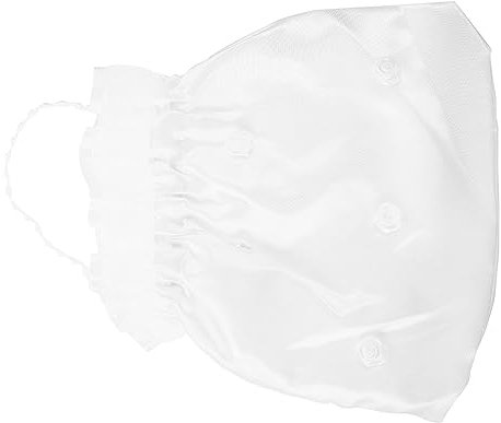 SOESFOUFU Zugbeutel Weiß Hochzeitsgeschenktüten Für Frauen Kleine Geldbörsen Für Damen Dolly-tasche Für Brautjungfern Blumen- -tasche Blumentasche Handtasche Kind Weiße Perle Halteseil