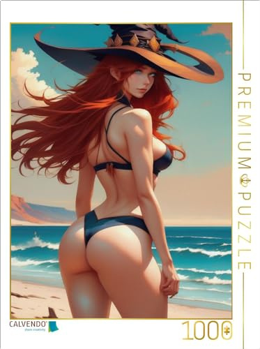 Puzzle · Aurelia Zauberblatt | Ein Tag am Strand · 1000 Teile · Lege-Größe 64 × 48 cm · CALVENDO Puzzle