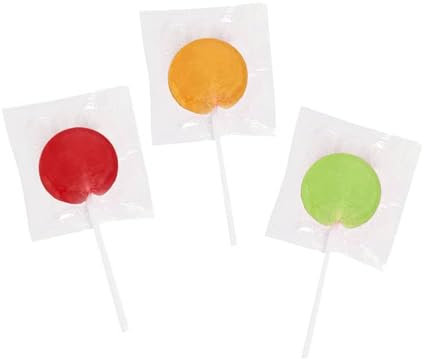 CandyFrizz Selection - Lecca Lecca a Forma DI Cuore o Piatti - Confezioni da 200pz e 1kg - Perfetti per Ogni Occasione (Lecca Piatto)