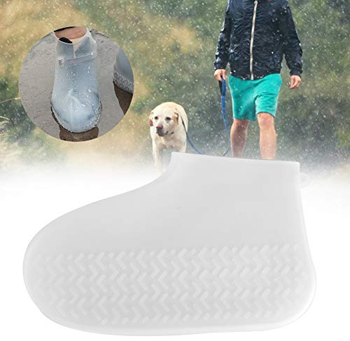 Copriscarpe Gigicial Copriscarpe Antipioggia Impermeabili Stivali da Pioggia Pieghevoli Riutilizzabili Suola in Gomma Antiscivolo Applicabile a Uomini, Donne, Bambini(L)