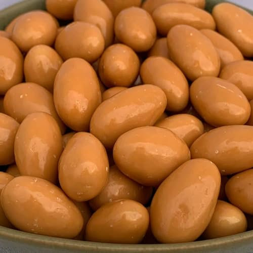 NULTHY - 1kg Almendras con Chocolate Blanco, Caramelo y Sal Marina - Frutos Secos