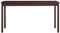 Pxznbe Esstisch Küche Dunkelbraun 140 x 70 x 73 cm aus Kiefernholz Minimalistischer Stil Bistrotisch Robust und langlebig Zuhause Esstisch Eleganter Charme