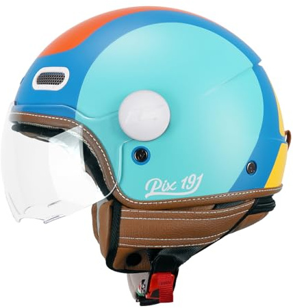 CGM 191G PIX SPRINT Celeste Arancione opaco sag. L Light Blue Matt Orange