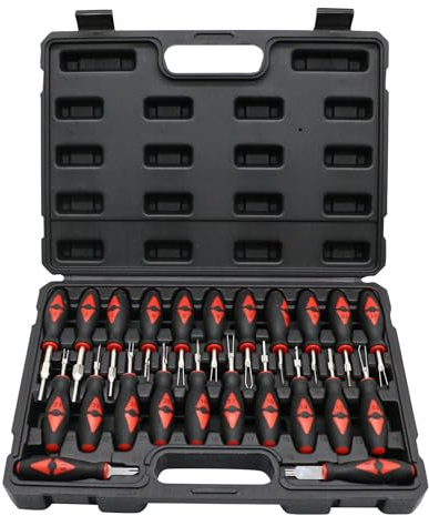 AXILYZE 23-teiliges Universal-Terminal-Entnahmeset, Fahrzeug-Pin-Entfernungswerkzeug, universelles Werkzeug zur Entfernung elektrischer Terminals für europäische, Nationale und importierte Fahrzeuge