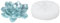 Ideen mit Herz Moule en silicone en forme de fleur, d'anniversaire, décoration de table, moule pour plâtre marbre, béton, bricolage, taille de l'objet : 6,1 x 6,3 x 1,7 cm