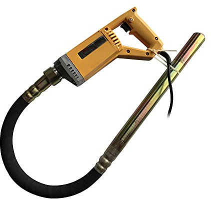 850W Handheld Elektrische Betonrüttler +1m Schlauch,Kann bis15 Minuten lang gedreht werden,Beton Vibrator Werkzeug Entfernen von Luftblasen Schnell abbindender Beton