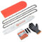 SAVIOR 2-Pack Sägeketten mit 30 cm Kettensägen Schwert & Schwertschutz, Ersatzkette 3/8LP 44 Treibglieder 1,1 mm, Kettensägenzubehör Kompatibel mit Stihl MS170 MS171 und mehr