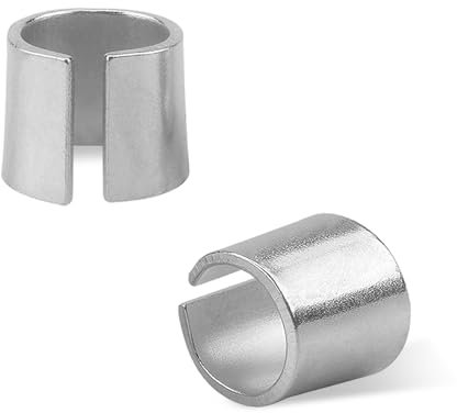 1 Pair Battery Post Shims, Car Positive & Negative Post Battery Terminal Adapter, Pure Lead Battery Terminal Converter Post Shim for Anode Cathode, Universal Car Accessories