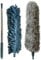 250cm (98) Extendable Duster Set - Microfibre & Chenille Duster Heads - Premium Quality - Attracts Dust - Thick & Soft – Strong, Light Aluminium Handle – Easy Storage – Quick, Efficient Dusting