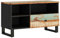 Wenjingqi 351976 Meuble TV en bois recyclé et bois d'ingénierie 80 x 33 x 46 cm Multicolore