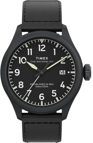 Timex Herren Analog Quarz Armbanduhr Waterbury Ace