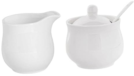 Fxzqgnh Set di lattiera, zuccheriera decorativa, pratico, lattiera