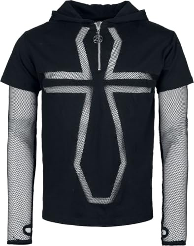 Heartless Draven Top Mens Black Männer Langarmshirt schwarz Gothic, Rockwear