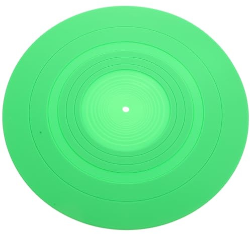WEKADRIN Silikon Schallplatten Antistatikmatte 295mm Vinyl Plattenteller Pad Schutzmatte für Plattenspieler Heimzubehör