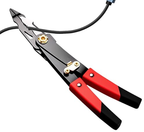 Electric Wire Stripper - Cable Clamp | Wire Stripper for Home Use: Stripping, Sizing, Splitting, Crimping, Shearing, Clamping and