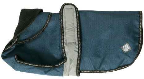 Danish Design 2-in-1 Light Reflective Dog Coat, 35 cm, Blau