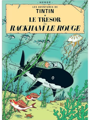 Moulinsart Postcard Tintin Album: Red Rackham's Treasure 30080 (10x15cm)